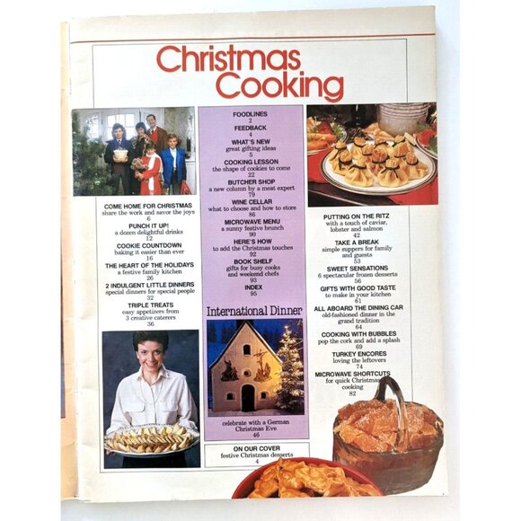 Canadian Living Christmas Cooking Food Magazine 1986 , 1987 VTG Printed inCanada - Picture 5 of 10